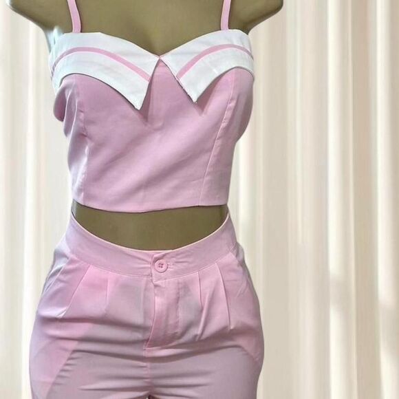 Pants - Blush Pink Two-Piece Set